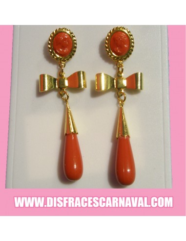 Pendientes Coral Lacito