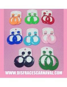 Pendientes Sevillana Aro metal