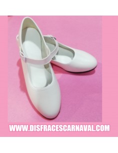 Zapato polipiel Blanco 31,33,35 2