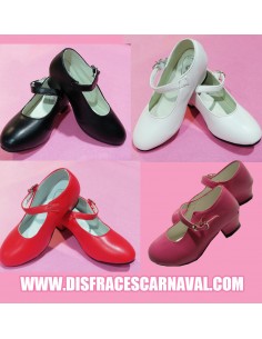 Zapato sevillana sintetico hebilla