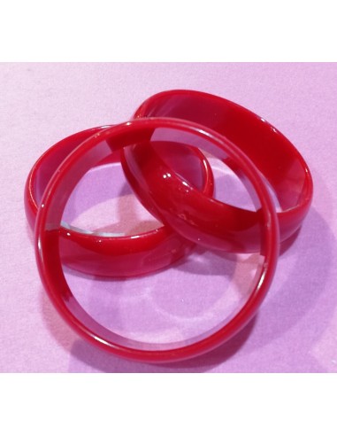 Pulsera Aro Adulto Rojo-Granate