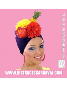 Tocado Carmen Miranda Frutas