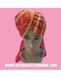 TURBANTE INDU ribete oro