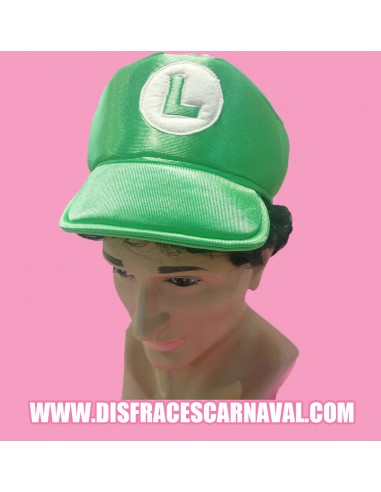 Gorra Fontanero de videojuego verde