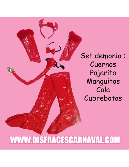 SET CHAROL CONEJO-DIABLO 5 PIEZAS