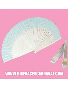 Abanico Madera 23cm 2
