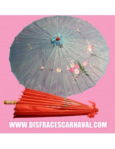 Sombrilla Geisha roja/rosa/morada