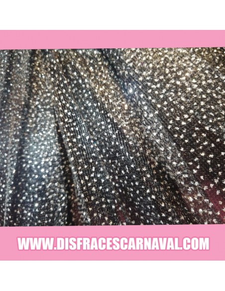 TUTU TUL Ng / Nja CON CAPA TUL BRILLOS 28cm