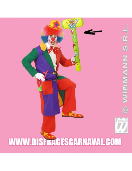 MARTILLO DE 96cm HINCHABLE PARA PAYASO,...