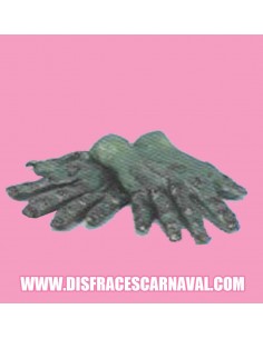 GUANTES AD LATEX VERDES MONSTRUO