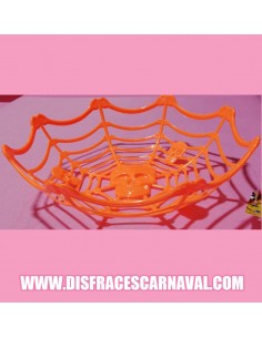 CESTO TELARAÑA NARANJA GRANDE 2