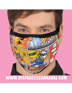 MASCARILLA HIGIENICA TRICAPA COMIC