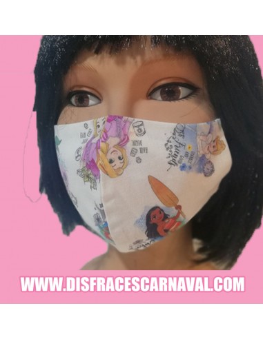 MASCARILLA HIGIENICA INF Mickey, Minnie, Princesas