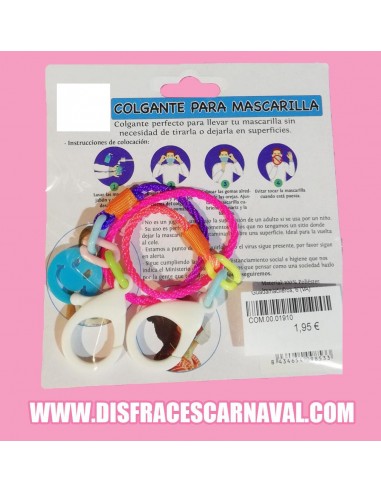 CORDON MULTICOLOR PARA SUJETAR MASCARILLAS