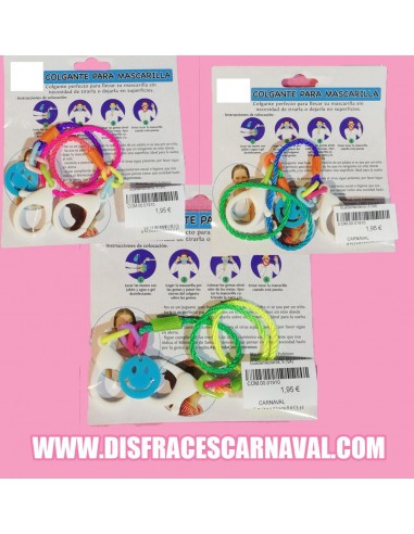 CORDON MULTICOLOR PARA SUJETAR MASCARILLAS