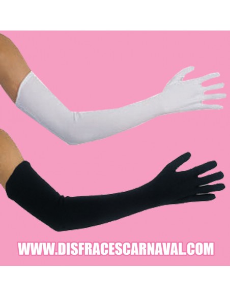 Par Guantes Ad Poliamida 60cm NG/BL