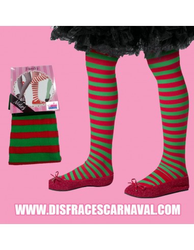 Panty Inf Rayas Vde-Rjo 3-6 años