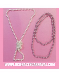 COLLAR PERLAS GRANDES CERRADO CHARLESTON NACAR