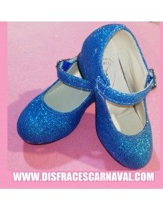 ZAPATO PRINCESA TACONCITO PURPURINA 2