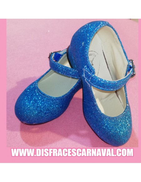 ZAPATO PRINCESA TACONCITO PURPURINA