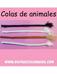 Cola con peluchon en extremo