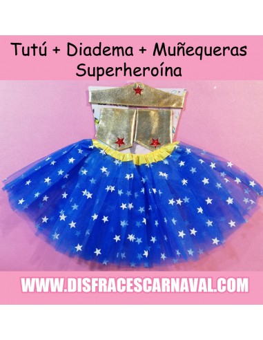 SET WONDER WOMAN INFANTIL
