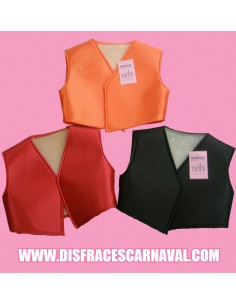 Chaleco Satifoam abierto infantil