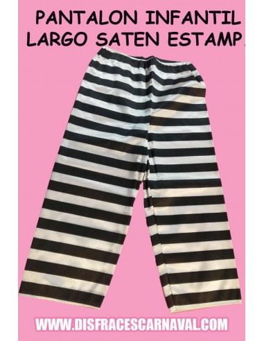 PANTALON SATEN LARGO Rayas INFANTIL