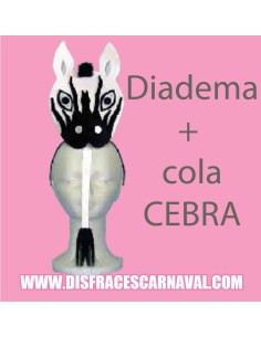 Diadema + Cola Cebra 2