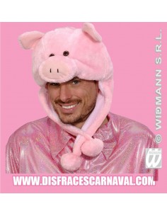 Gorro Cerdo Peluche 2