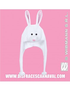 Verdugo conejo peluche blanco 2