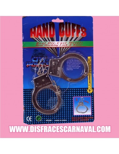 Esposas metal con llave