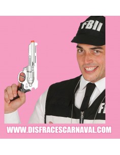 Revolver plata 28cm 2