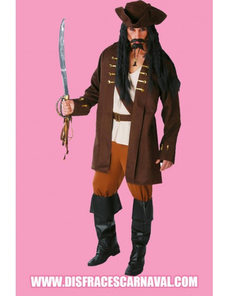 PIRATA LEVITA MARRON ADULTO