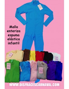 Malla enterizo de espuma elastica