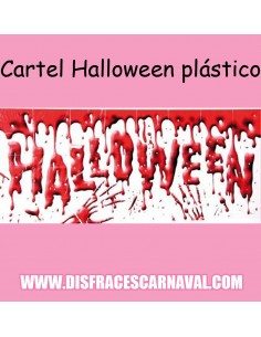 Letrero Halloween ensangrentado 60x150cm
