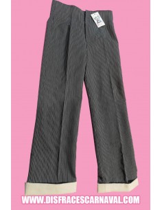 PANTALÓN CAMPERO RAYADO FORRADO T.8