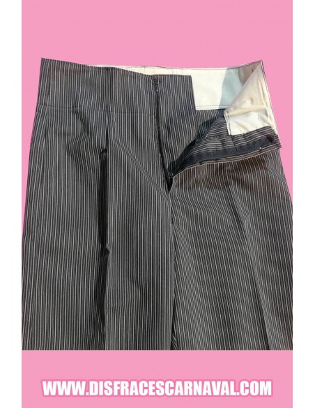 PANTALÓN CAMPERO RAYADO FORRADO T.8