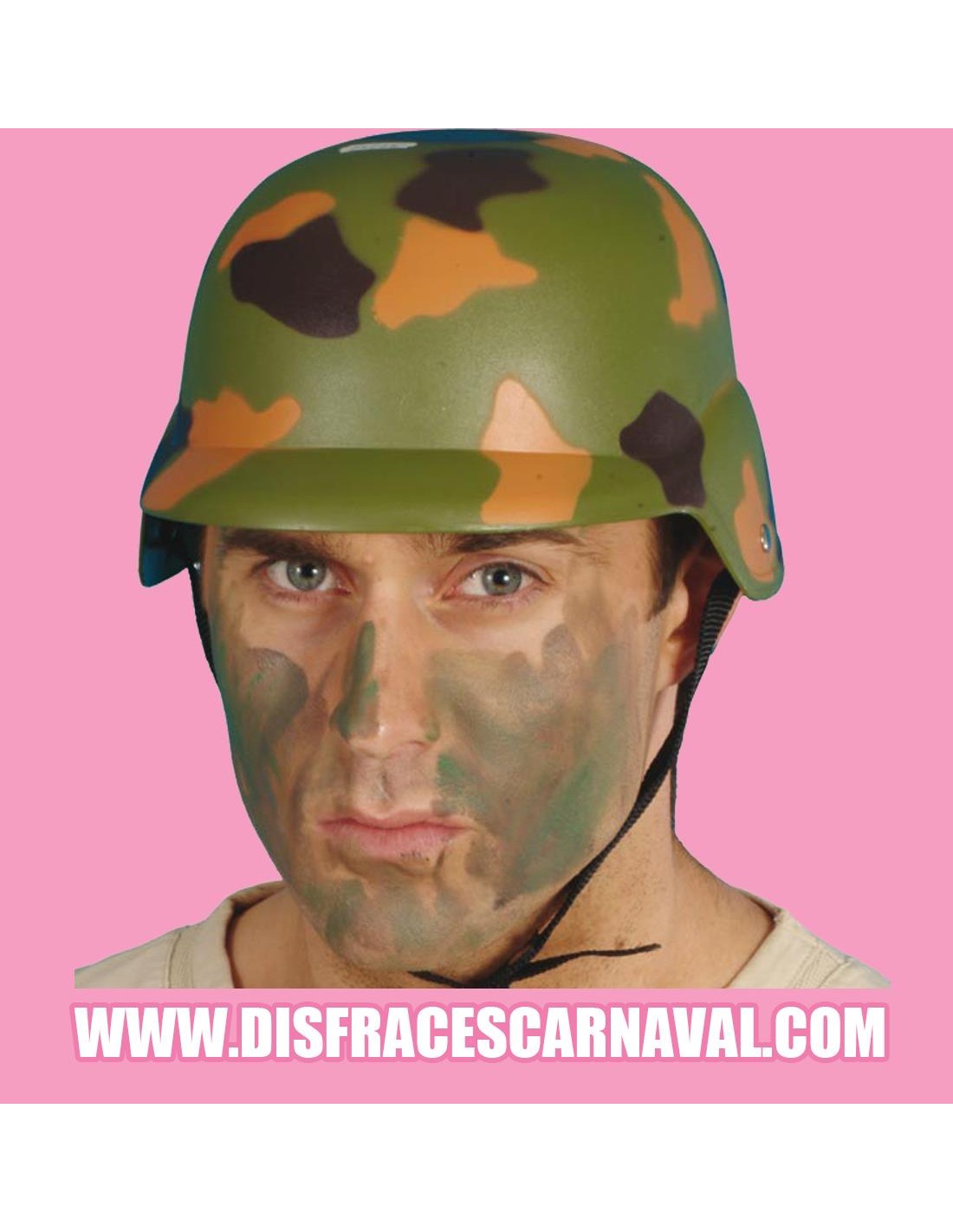 CASCO CAMUFLAJE MILITAR NIÑO - Tienda de Disfraces Online