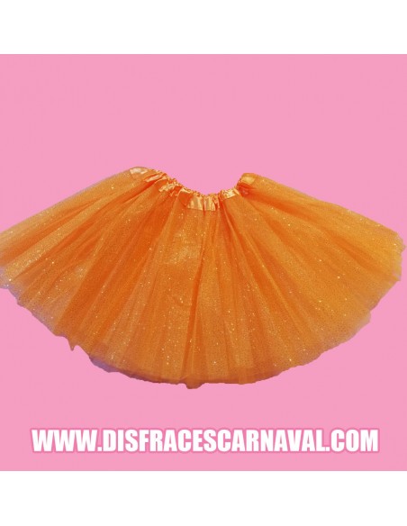 TUTU TUL Ng / Nja CON CAPA TUL BRILLOS 28cm