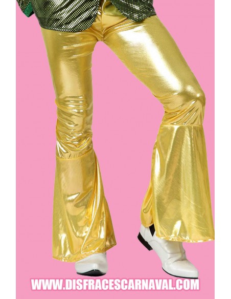 Pantalon Lame Campana Pl/OR Adulto
