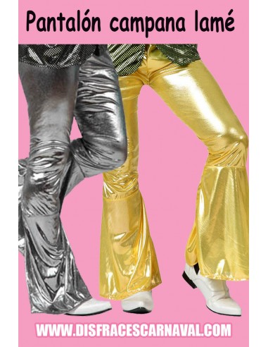 Pantalon Lame Campana Pl/OR Adulto