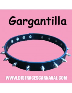 COLLAR PUNK ROCK PINCHOS MINI PLATA
