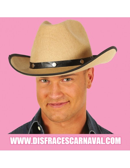 VAQUERO AD FIELTRO MARRON/CREMA