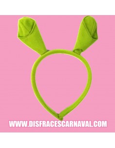DIADEMA OGRO SHRECK OREJAS VERDES