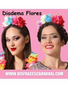 DIADEMA KATRINA FLORES 5 COLORES