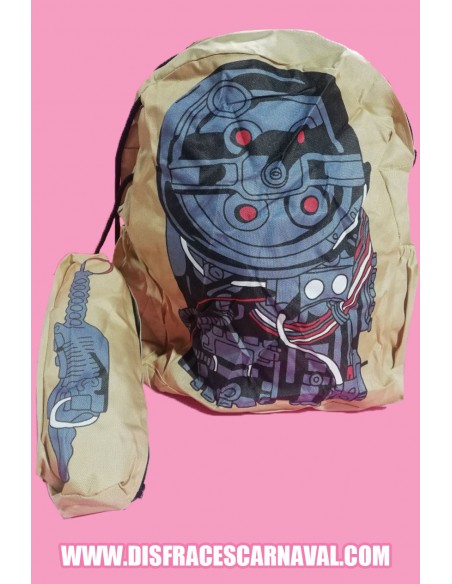 CAZAFANTASMAS VESTIDO +MOCHILA + ESTUCHE
