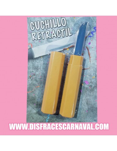 DAGA-CUCHILLO RETRACTIL CON FUNDA