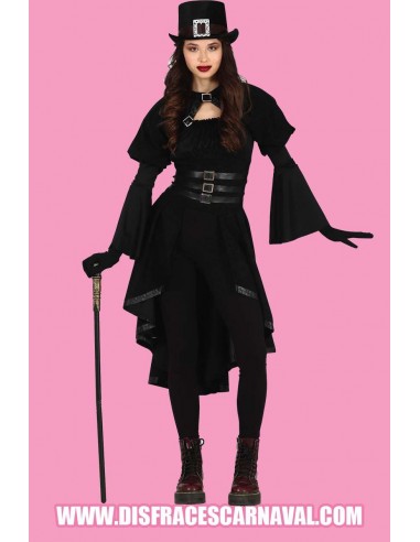 GOTHIC GIRL CHAQUETA COLA NG STEAMPUNK 14-16 años