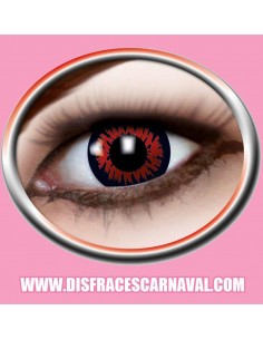 PAR LENTILLAS LOBO ROJO 3 meses